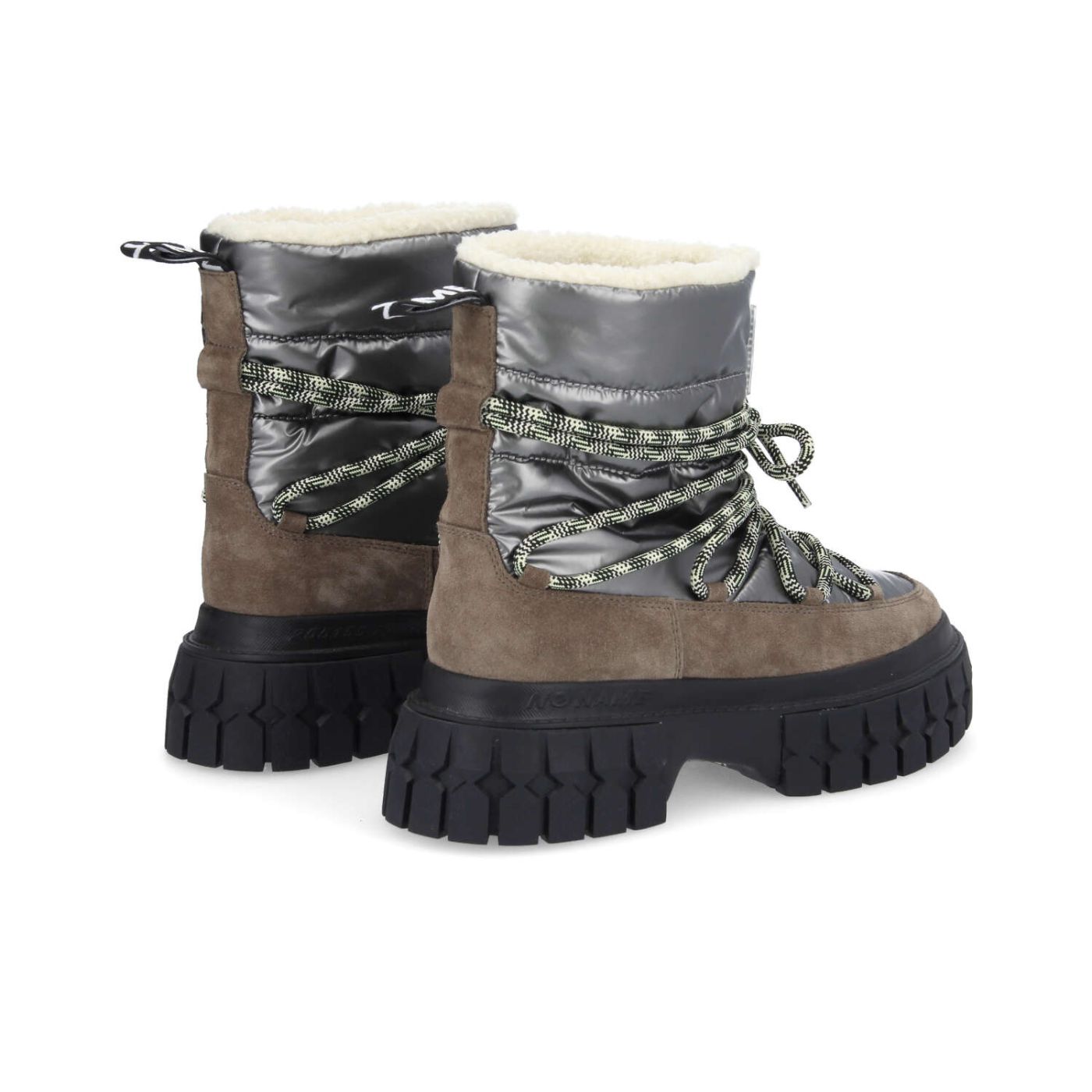 GRAVITEE SNOWBOOTS W  -  AROMA/SUEDE  - GRIGIO ARGENTO/TALPA